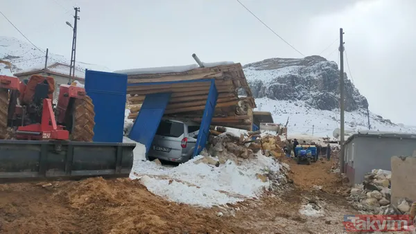 Malatya Akçadağ'daki kerpiç evler ağır hasar gördü! Bölgeden kare kare yıkım görüntüleri - 1