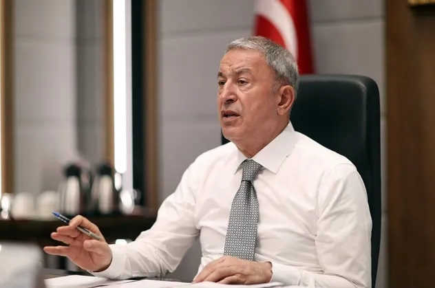 Milli Savunma Bakanı Akar'dan önemli görüşme