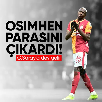 Osimhen parasını çıkardı