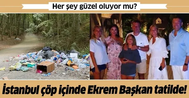 Belgrad Ormanı’nda çöp öbekleri hala toplanmadı! CHP’li İstanbul Büyükşehir Belediyesi’nin ihmali devam ediyor