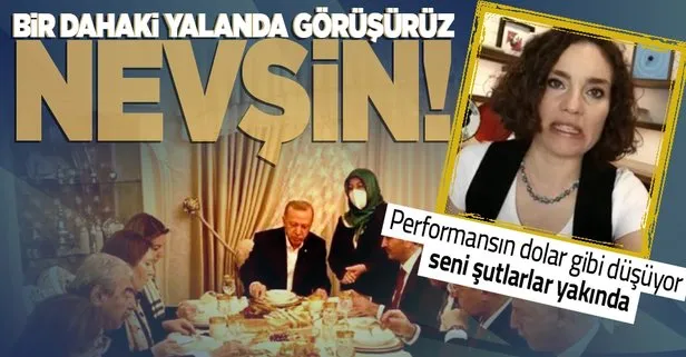 Nevşin Mengü’nün Başkan Erdoğan’ı hedef alan algı operasyonu elinde patladı!