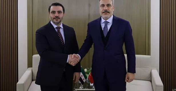 Dışişleri Bakanı Hakan Fidan, Suriyeli mevkidaşı Şeybani ile görüştü