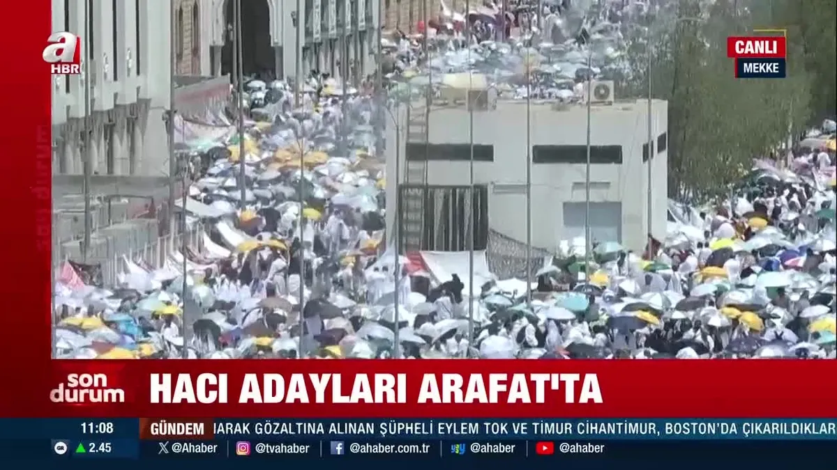 Hacı adayları Arafat'ta!