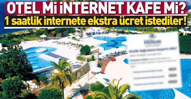 Otellerde her şey ekstra