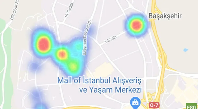 İstanbul'un güncel koronavirüs yoğunluk haritası! İşte ilçe ilçe İstanbul koronavirüs vaka haritası | Hayat Eve Sığar - 9