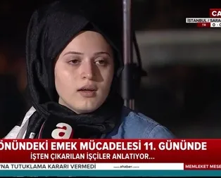 İBB önündeki emek mücadelesi 11. gününde! İşten çıkartılan İBB çalışanı gözyaşlarını tutamadı