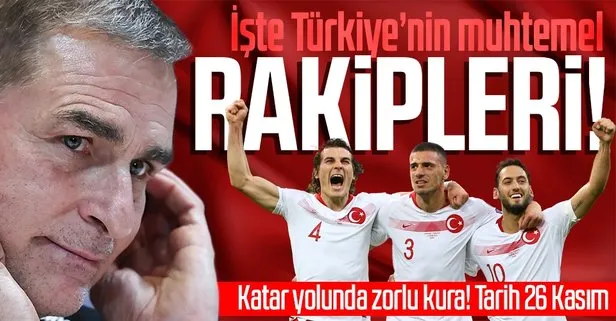 Türkiye’yi Katar yolunda zorlu rakipler bekliyor! A Milli Takım’ın play-off’taki rakipleri kimler?