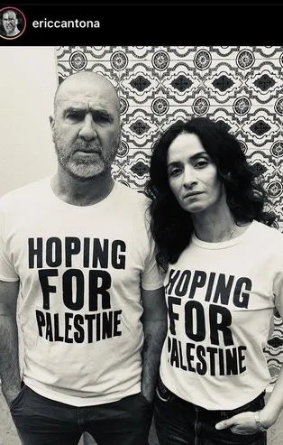 Dünyaca ünlü eski Fransız futbolcu Eric Cantona'dan Filistin için yapılan kampanyaya destek