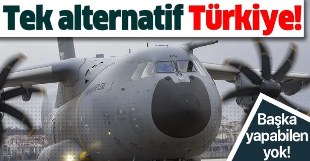 Koca Yusuf olarak bilinen A400M’lerin dünyadaki alternatif bakım merkezi Türkiye oldu