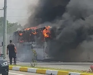 Son dakika: Balıkesirde otobüs yangını: Çok sayıda ölü var