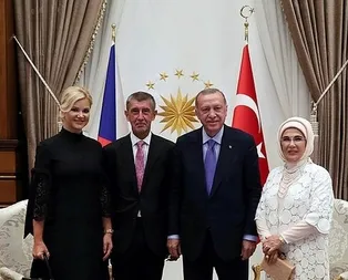 Başkan Erdoğandan Çekya Başbakanı onuruna yemek