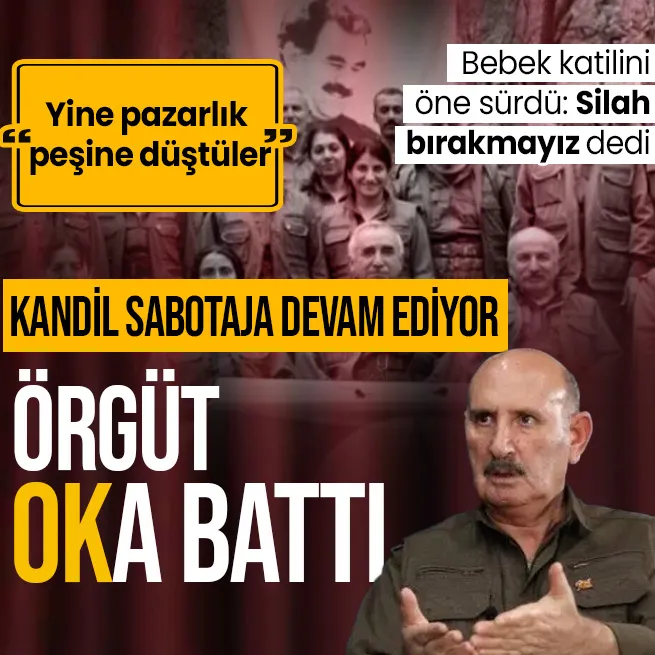 Kandilden sabotaj: Terörist Sabri Ok Öcalan üzerinden pazarlık peşinde!