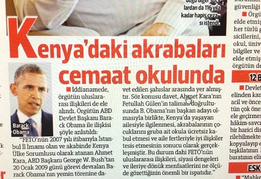 Obama'nın akrabalarını FETÖ okutmuş!-1