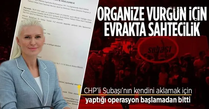 CHP’li Bilecik Belediye Başkan Vekili Melek Mızrak Subaşı göstermelik sözleşme ayarladı tarih atmayı unuttu