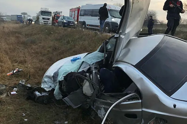 Tekirdağ'da feci kaza! Ölü ve yaralılar var