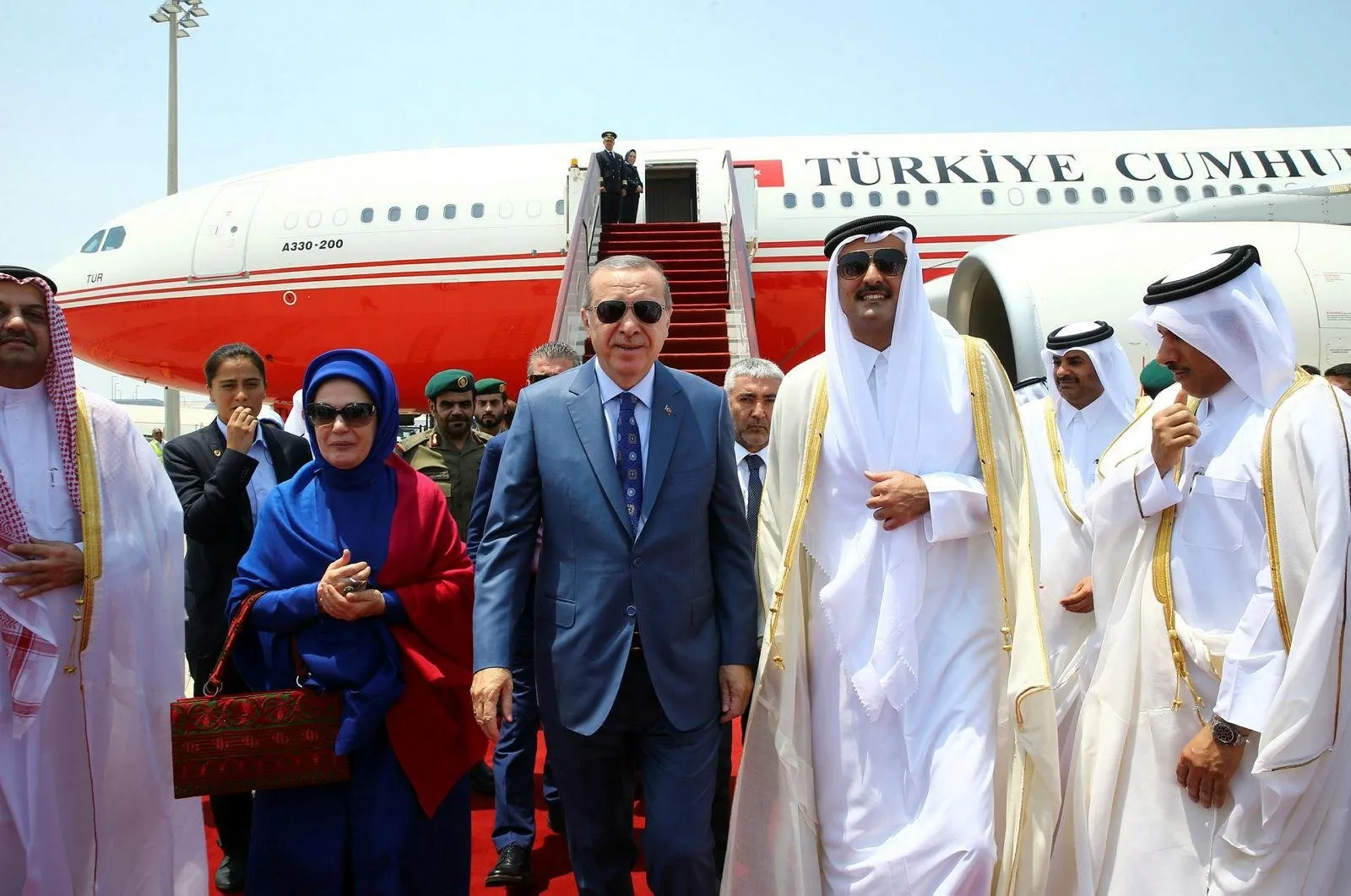 "Katar halkı Erdoğan'ın gelişini kutluyor"