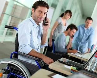 Engelliye çifte destek