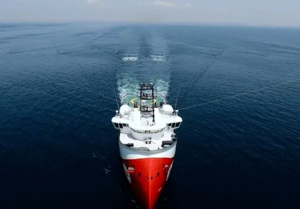 CHP'nin karşı çıktığı Akdeniz'deki petrol çalışmaları SİHA kamerasında-1