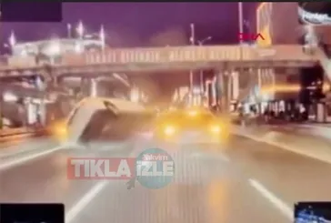 Avcılar D-100'de feci kaza kamerada!