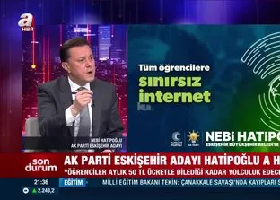 AK Parti Eskişehir adayı Nebi Hatipoğlu A Haber’de