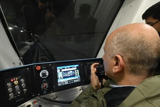 İstanbul Havalimanı metrosuna kavuşuyor! İstanbul Havalimanı-Gayrettepe Metro Hattı'nda test sürüşü yapıldı-6