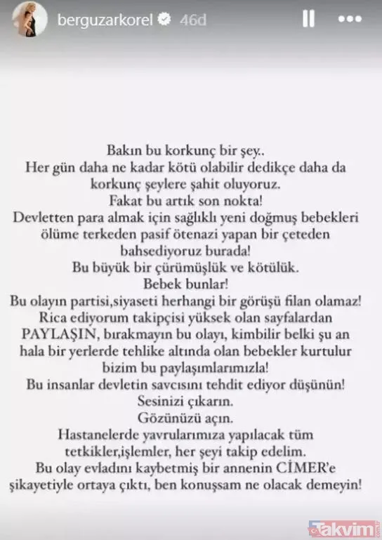 Ünlülerden yenidoğan çetesine tepki: Bu nasıl bir vahşet? | Demet Akalın, Hadise, Bergüzar Korel... - 3