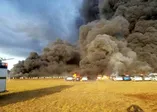 ABD’nin Florida eyaletinde 3 bin 500 araç alev alev yandı | Video