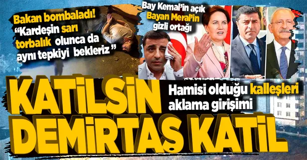 Mersin'deki hain saldırı sonrası Selahattin Demirtaş'tan PKK'yı temize çıkarma çabası! Rezil açıklama pespaye bir dil...