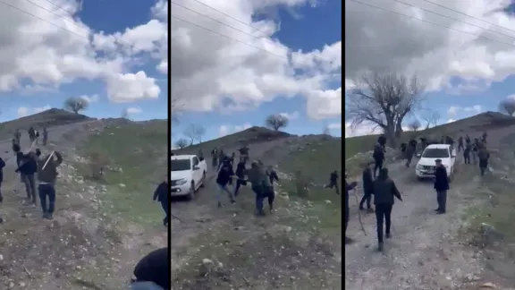 Şırnak'ta arazi kavgası kamerada: 29 yaralı