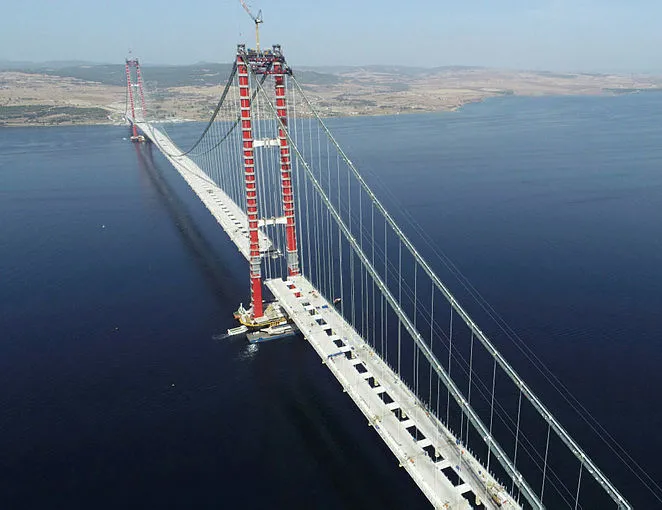 1915 Çanakkale Köprüsü’nde son 6 tabliye!