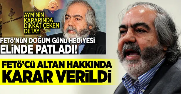 Mehmet Altan'ın tahliye talebine ret!