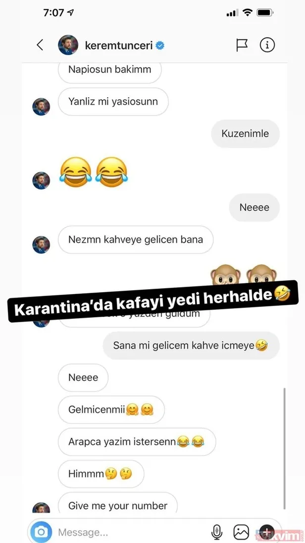 Kerem Tunçeri ifşa mesajlarıyla Aslı Enver'i kaybetti ama yeni aşkını buldu! Kerem Tunçeri'nin yeni sevgilisi de oyuncu...-8