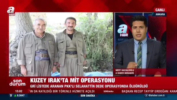 Son Dakika! PKK'lı Selahattin Dede ve 3 terörist MİT operasyonuyla öldürüldü
