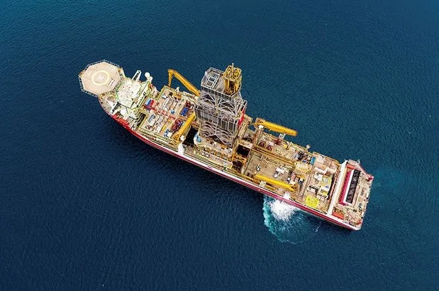 Kanuni sondaj gemisi Türkali-1 kuyusunda derin deniz kuyu testine başladı
