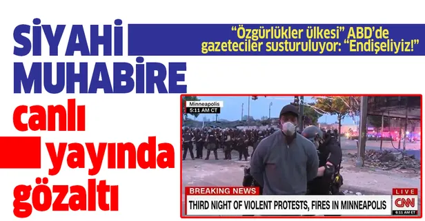 George Floyd'un öldürülmesi ABD'yi karıştırdı! CNN'nin siyahi muhabiri Omar Jimenez'e canlı yayında gözaltı