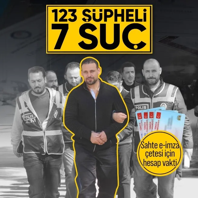 Sahte e-imza dolandırıcılığında 123 şüpheli hakkında iddianame düzenlendi