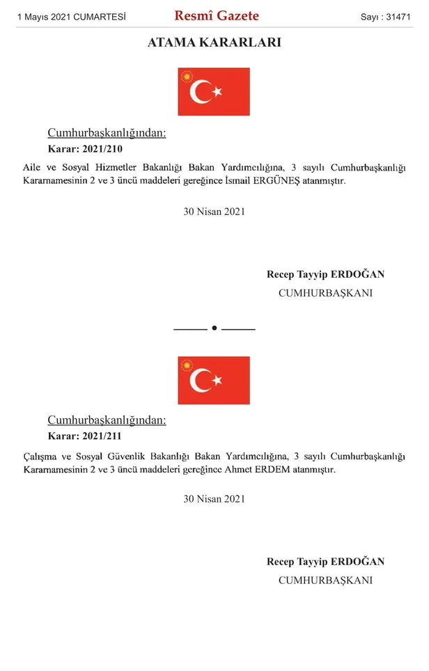 atama-kararlari-resmi-gazetede-aile-ve-sosyal-hizmetler-bakanligi-ile-calisma-ve-sosyal-guvenlik-bakanligi-1619817193412.jpg Atama kararları Resmi Gazete'de! Aile ve Sosyal Hizmetler Bakanlığı ile Çalışma ve Sosyal Güvenlik Bakanlığı...-1