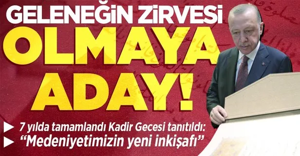 7 yıl süren çalışmalar sonucu hazırlanan İstanbul Mushafı, Çamlıca Camisi’nde Başkan Erdoğan’ın katıldığı törenle tanıtıldı