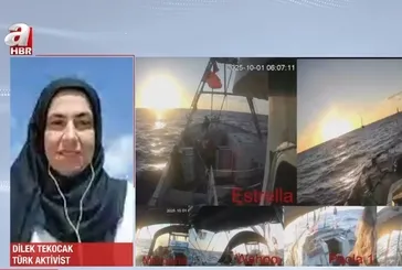Sumud Filosu'ndaki Türk Aktivist Dilek Tekocak: ''Gazze’ye çok az kaldı''
