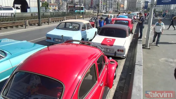 Galata Köprüsü'nde 100. Yıl Konvoyu... - 8