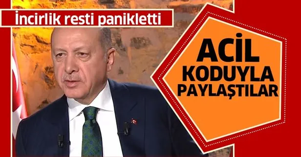 Başkan Erdoğan’ın İncirlik resti Avrupa basınının eteklerini tutuşturdu! Reuters acil koduyla duyurdu!