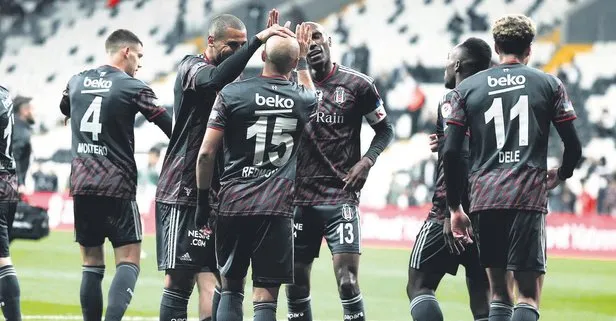 Kara Kartal kupada uçtu! Beşiktaş, Serik’i yendi, adını beşinci tura yazdı