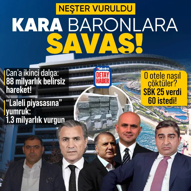 Kara para baronlarına savaş açıldı! Can Holding, SBK Laleli dövizcileri... Operasyon üstüne operasyon