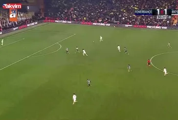GOL: Fenerbahçe 1 - 2 Beşiktaş | Vaclav Cerny