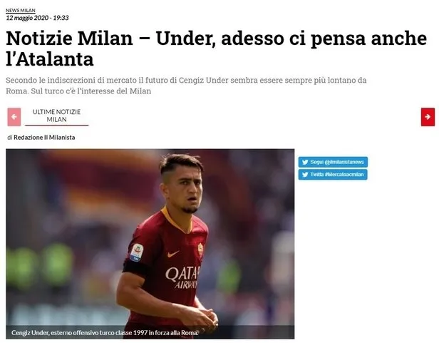 Devlerin kıskacında olan Cengiz Ünder için Roma'dan özel paylaşım 'Cengo!'-5