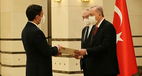 SON DAKİKA: Başkan Erdoğan'dan Külliye'de peş peşe önemli kabuller-3