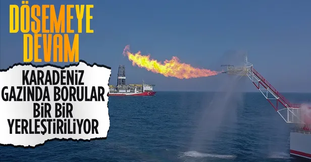 SON DAKİKA: Karadeniz gazında 40 kilometrelik boru serimi tamamlandı