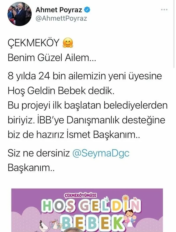 AK Parti ilçe belediyelerinin 10 yıldır uyguladığı �bebek AK Parti ilçe belediyelerinin 10 yıldır uyguladığı �bebek