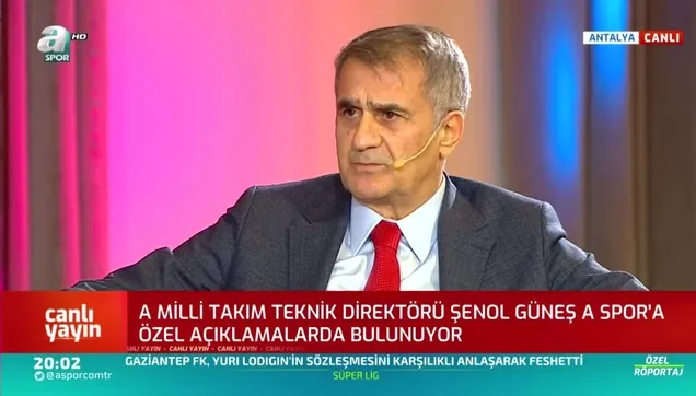Şenol Güneş: İnşallah grup birincisi olarak çıkarız