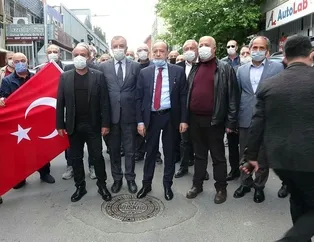 Yanardağ’a siyah çelenkli protesto